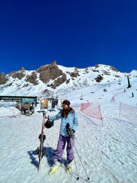 First time skiing! Bariloche